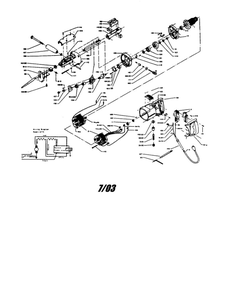 All-Purpose Saw Diagram and Parts List for 6772  Porter Cable Reciprocating Saw